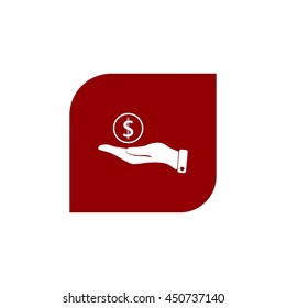 Save money icon, vector illustration.