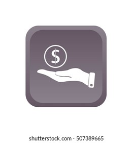 Save money icon, vector illustration.
