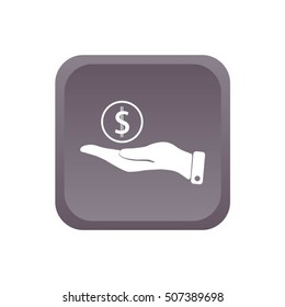 Save money icon, vector illustration.