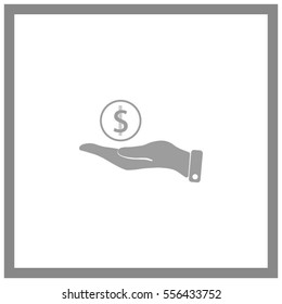 Save money icon, vector illustration.