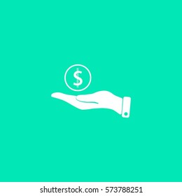 Save money icon, vector illustration.