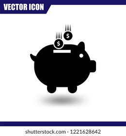 Save money icon vector template. E-commerce icon sign element