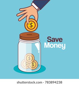 save money jar icon