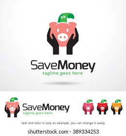 Save Money Logo Template Design Vector