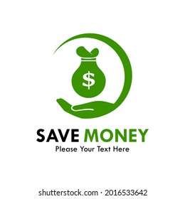 Save money logo template illustration