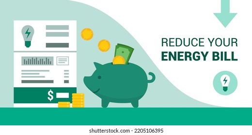 save-money-on-your-electricity-bill-stock-vector-royalty-free
