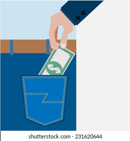 Save the money in pocket.