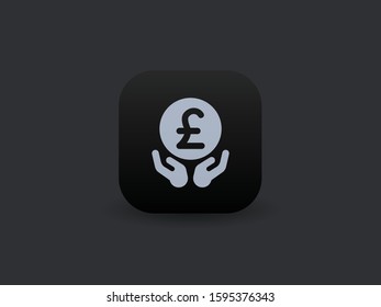 Save Money Pound - Vector App Icon