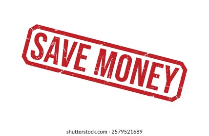 SAVE MONEY Red rubber stamp on white background. SAVE MONEY stamp sign. SAVE MONEY stamp.