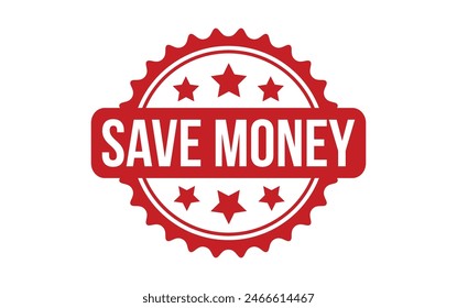 Save Money rubber grunge stamp seal vector