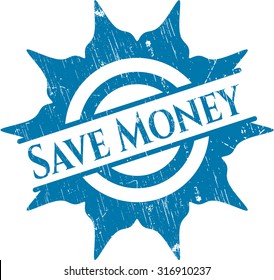 Save Money rubber stamp