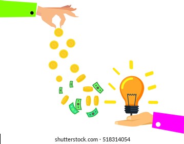 save money and saving dollar coin