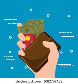 save money set icons