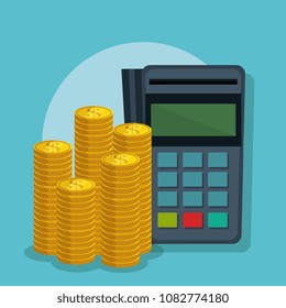 save money set icons