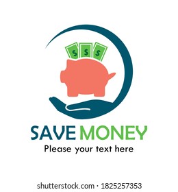 Save money symbol logo template illustration