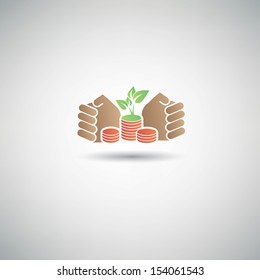 Save money symbol,vector