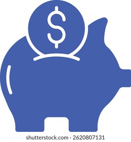 Icono de Vector Ahorra dinero. Se puede utilizar para aplicaciones de impresión, móviles y de Web.