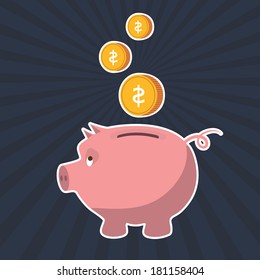 save money vector illustration
