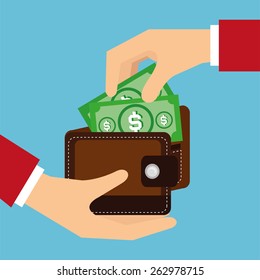 Ahorra dinero; Ilustración vectorial