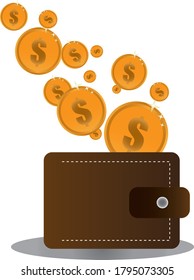 Guardar dinero, gráfico de ilustraciones vectoriales