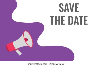 save nature button, banner, label, template for website. save nature text with colorful megaphone icon
