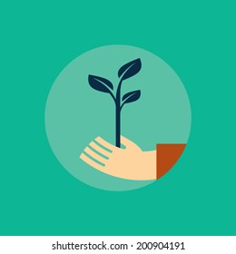 save nature concept - Illustration