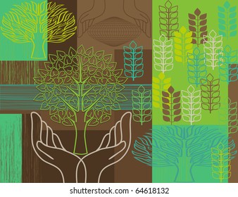 Save nature - Eco poster