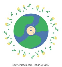 Save nature: say no to plastics and save the planet. The concept of environmental conservation