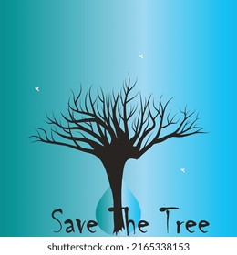Save the nature and save trees for better tomorrow and ever green environmental friendly world