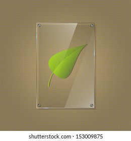 Save the nature, vector environmental symbol