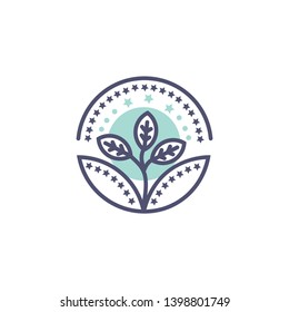 Save nature,tree award icon- vector sign