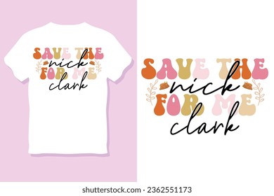 save the neck for me clark svg  Thanksgiving day t-shirt design