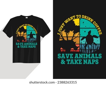 Save the ocean and river sea and planet environment t-shirt design gift