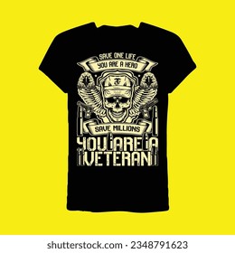 Sparen Sie ein Leben, Sie sind ein Held, das Millionen spart, Sie sind ein altes T-Shirt