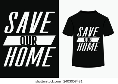 Guardar nuestro diseño de camisetas de casa . Este es un archivo modificable.