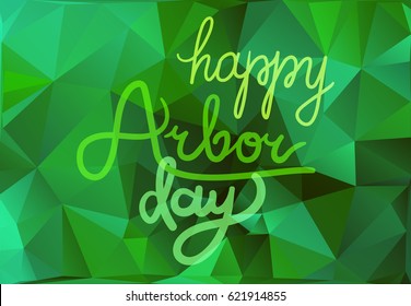 Save Our Planet Concept. Arbor Day Greeting for sticker, banner and flyer. Vector