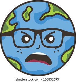 save our planet earth campaign angry theme