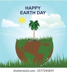 Save our Planet earth Day or World Environment Day, restore and protect green nature.