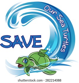 Save Our Sea Turtle Logo