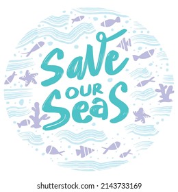 Save our seas poster concept