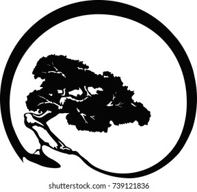 Save Our Tree. Negative hand holding a tree