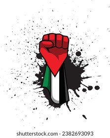 Save Palestine. Save Gaza Fist