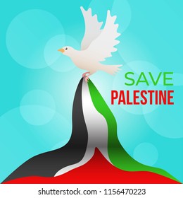 Save Palestine Illustration