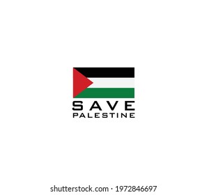 save palestine . illustration. save humanity.