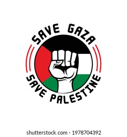 save palestine logo , free gaza vector