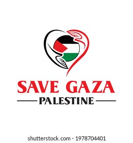 save palestine logo , free gaza vector