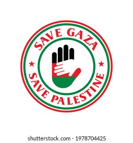 save palestine logo , free gaza vector