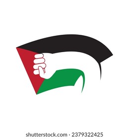 save palestine logo , free gaza vector design