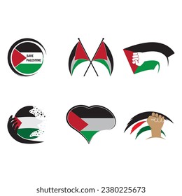 save palestine logo , free gaza vector design