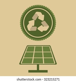 Save the planet concept with eco icons design, vector illustration eps 10